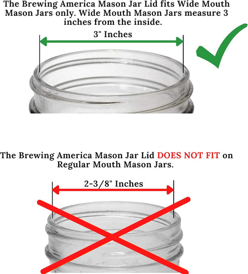 Mason Jar Lids Wide Mouth Plastic 4 pack-USA Made-Flip Cap Screw Top Pour Spout Drink Hole - Leak-proof for Kerr and Ball Canning Jars - Airtight ...