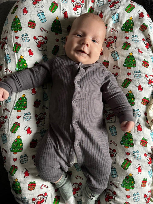 Muslin Swaddle Blanket for Unisex, Soft Breathable and Skin-Friendly Baby Swaddles for Boys & Girls, Newborn Receiving Blanket, Christmas Blankets...