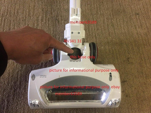 New 1-1/2" Replacement Lower Duct Hose for Shark Rotator Vacuum Cleaner Motorized Lower Floor Nozzle Hose NV341, NV470, NV472, NV500, NV500CO, NV5...