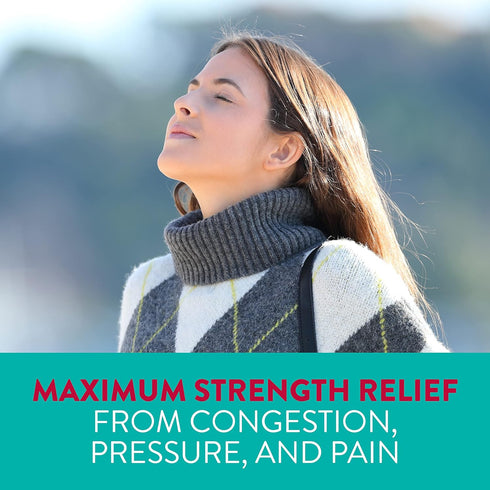 Vicks Sinex SEVERE, All-In-One Sinus + Mucus Relief, Non-Drowsy, Loosens Mucus, Maximum Strength Relief of Pain, Pressure, Congestion, & Headache ...