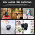 CAPART Quick Release Strong Magnetic Mount Chest for Action Cameras, like DJI OSMO Action 4 3 DJI Pocket 3 2 Insta360 X4 X3 X2 One RS, Go Pro 12 1...