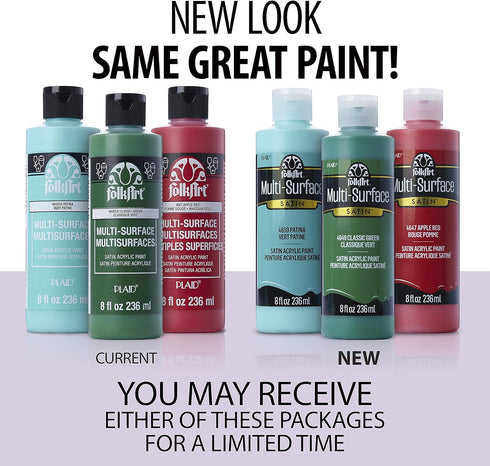 FolkArt Multi-Surface Paint (8 oz), , Look At Me Blue...
