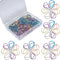 Jooaoxoko Colorful Paper Clips,100Pcs Gold Cute paperclips Clips Teardrop Stainless Steel Drop-Shaped Paper Clips for Office Supplies Wedding Wome...