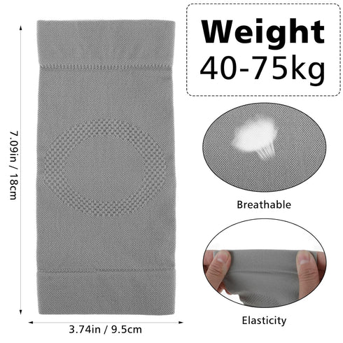Elbow Brace Compression Sleeve Nylon Tennis Golfers Elbow Joint Support Sports Protection Arm Support Sleeves Pain Relief Pads for Women Men (Gray...
