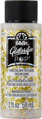 FolkArt Glitterific Pop Acrylic Craft Paint, Golden Treasure 2 fl oz Premium Glitter Finish Paint, Perfect For Easy To Apply DIY Arts And Crafts, ...