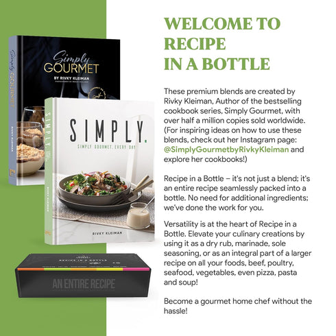 Chili Lime Spice | Recipe in a Bottle | Premium Blend Spice for Gourmet Cooking | No-Addition Needed, Versatile Culinary Season | Simply Gourmet b...