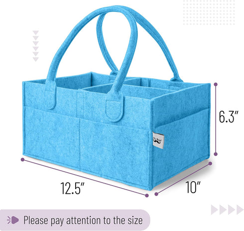 Mr. Pen- Baby Diaper Caddy Organizer, Blue, Baby Organizer, Car Diaper Caddy, Baby Caddy Organizer, Portable Diaper Caddy, Diaper Organizer for Ch...