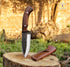 High Carbon Steel Knife - Handmade Full Tang Bushcraft Knife - Hunting Knife, Survival Knife, Fixed Blade Knife & Camping Knife - Camping Knives &...