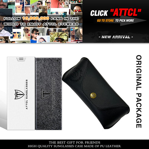 ATTCL Men's Driving Polarized Sunglasses For Men - Al-Mg Metal Frame Ultra Light...