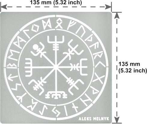Aleks Melnyk Celtic Compass, Runes...
