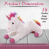 Fluffy Rainbow Unicorn Plush Toy 14 inch - Cuddly Stuffed Animal Unicorn Magical Gift - Ultra Soft Christmas Birthday Valentine Favors Present (Ra...
