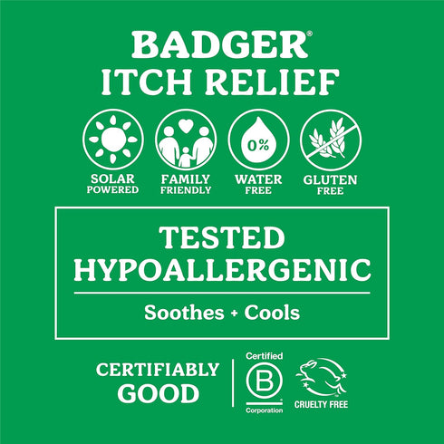 Badger Mosquito Bite Itch Relief, Organic Afterbite Insect Bite Treatment, Anti Itch Cream, Bug Bite Relief, Easy to Carry Travel Stick, 0.6 oz...