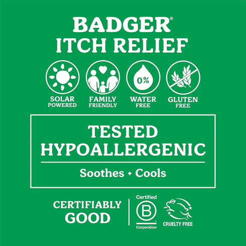 Badger Mosquito Bite Itch Relief, Organic Afterbite Insect Bite Treatment, Anti Itch Cream, Bug Bite Relief, Easy to Carry Travel Stick, 0.6 oz (2...