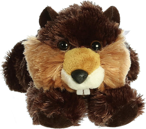 Aurora® Adorable Mini Flopsie™ Builder™ Stuffed Animal - Playful Ease - Timeless Companions - Brown 8 Inches...