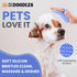 Dog Grooming Bath Brush, Pet Rubber Brush For Shower Scrubbing & Soothing Massage, Ideal for Long & Short Haired Dogs and Cats, Essential Puppy Gr...