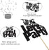 Let's Party Drums Cake Topper for Music Birthday Rock and Roll 80's Themed Party Decorations...