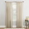 No. 918 Amalfi Linen Blend Textured Semi-Sheer Rod Pocket Curtain Panel, 54" x 84", Ivory...