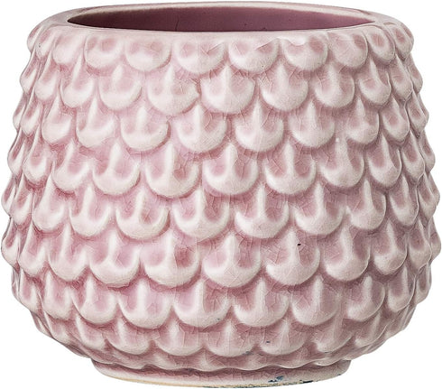 Bloomingville Stoneware Flower Pot Pinecone, Planter, 3,75'', Rose...