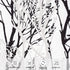 DriftAway Tree Branch Abstract Ink Printing Lined Thermal Insulated Window Curtain Valance Rod Pocket 52 Inch by 14 Inch Plus 2 Inch Header Black ...
