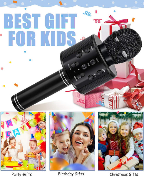 Kids Toys Age 3-12, Karaoke Microphone for Kids Birthday Presents Gifts for 5 6 7 8 9 10 11 12 Year Old Girls Boys Toys for 4-11 Year Old Girl Boy...