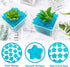 200pc Blue Fish Tank Rocks Glow in The Dark Stones Glow Rocks for Fish Tank Rocks Glow in Dark Outdoor Decorative Stones for Garden Landscape,Blue...