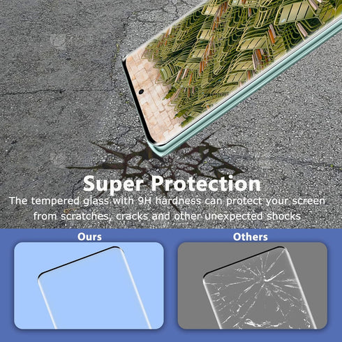 Screen Protector for Honor Magic 5 Lite, Tempered Glass Screen Protector, Anti Fingerprint, 9H Hardness, HD Clear, Tempered Glass Film, 2 Pack Scr...