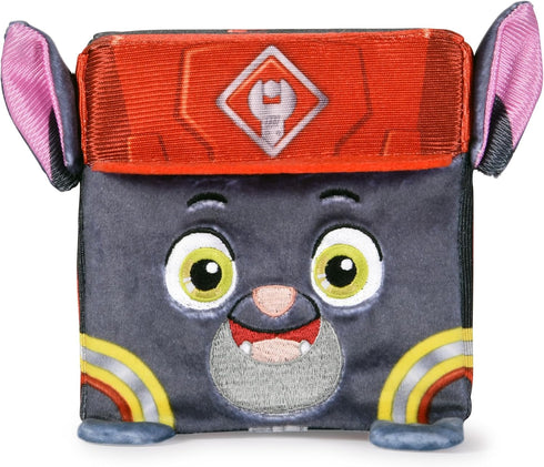 Rubble & Crew Stuffed Animals, Charger, 4-Inch Cube-Shaped Plush Toy for Kids Ages 3 and Up...