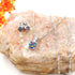 Uloveido 10mm Simulated Mystic Topaz Rainbow Heart Cubic Zirconia Solitaire Pendant Necklace Platinum Plated Y891...