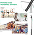 Selfie Stick Tripod with Wireless Remote Controller Pouch Extendable Adjustable Stand Mount Light-Weight V-Log Compatible with All Apple iPhone, S...