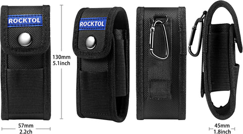 Multitool Sheath for Belt, 900D Nylon Multitool Pouch with 4 Pockets Knife Sheath, EDC Tool Pouch Holster for Multitool Pocket Knife Tactical Pen ...