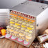 Dehydrator Sheets Jelly Roll Dry Liners PTFE Baking Sheets BBQ Hot Plate Sheets Non Stick Oven Liners Anti Splashing Oven Film Pack of 9...