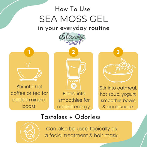 Sea Moss | Wildcrafted | 2.5 oz | Makes 64 oz of Gel | Raw + Non GMO | Sundried | Mineral Rich | Saint Lucia...