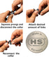 Herm Sprenger – Black Stainless Steel Additional Prong Links for Herm Sprenger Ultra-Plus Dog Training Collar - for Small Medium Large Dogs - Made...