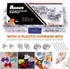80Pcs 3 Sizes Stainless Steel Flat Blank Shoe Clips with Locking Pins Kit for DIY Supplies Crafting Shoe Clip Findings Hardware Accessories - 25mm...