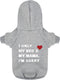 Comfortable Polycotton Dog Hoodie: Soft, Lightweight Puppy Vest for Small and Large Dogs, Highlighting The Heartfelt 'I Only Love My Bed, My Mama,...
