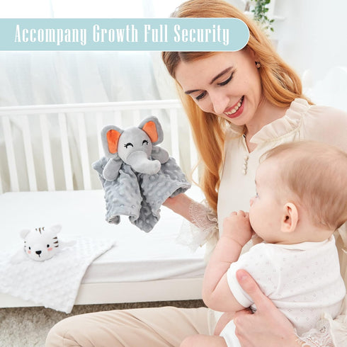 Cute Castle Security Blanket for Babies Gifts - Soft Unisex Newborn Essentials for Boys and Girls - Neutral Baby Stuff Snuggle Toy - Baby Registry...