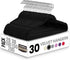 Utopia Home Velvet Hangers 30 Pack - Non-Slip Suit Hangers with 360 Degree Rotatable Hook - for Pants, Coats, Shirts & More (Black)...