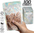 Resealable STANDUP Mylar Hologram Metallic Amazing Bags 4 * 4.7 inches. 100 Pk – Airtight, Waterproof, Zip Lock/heat seal-Opaque Foil Pouch. Food ...