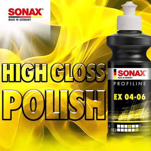 SONAX EX 04-06 Dual Action Polishing Compound | One-Step Medium Cut & High Gloss Finish | Removes Swirls, Water Spots & Oxidation | DA Polisher Sa...