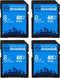Everything But Stromboli 4 Pack 8GB SD Cards for Browning Trail Camera Dark Ops, Recon Force, Defender, Spec Ops, Patriot, Strike Force Game Cam S...