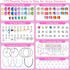 Nouvati Charm Bracelet Making Kit for Girls 5+ in Neat Jewelry Organizer Box – 275 Crystal Beads, Letter Beads, Bracelet Charms, Elastic Strings, ...