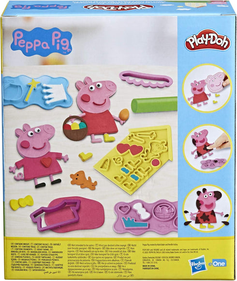 Play-Doh Peppa Pig Stylin' Set, Peppa Pig Playset with 9 Cans and 11 Tools, Peppa Pig Toys for 3 Year Old Girls and Boys and Up...