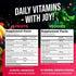 Fruits and Veggies Supplement - High Fiber Supplement for Immunity, Gut & Energy - Super Reds & Super Greens Supplements with Marshmallow Root - 2...