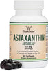 Astaxanthin 12mg Max Strength (AstaReal: Natural Patented Astaxanthin with 70+ Human Clinical Trials - World's Most Studied Brand) Grown, Harveste...