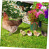 1 Set Hen Chick Ground Plug Yard Decor Yard Sign Simulation Chicken Insert Acrylic Chicken Stake Garden Chicken Decoration Courtyard Insert Garden...