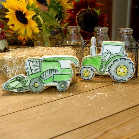 Farm Tractor Cookie Cutter, Premium Food-Grade Stainless Steel, Dishwasher Safe...