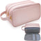 Travel-Accessories Makeup Bag for Women,Water Resistant Toiletry-Bag-For-Travel-Essentials,Dorm Room Essentials,Eco Leather Cosmetic Bag for Full ...