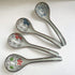 Asian Soup Spoon Ceramic Soup Spoon Long Handle, Japanese Soup Spoon for Pho, Wonton, Noodles, Dumplings, Chinese Ceramic Spoons Ramen Spoon, Set ...