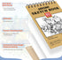 FIXSMITH 5.5"X8.5" Sketch Book | 80 Sheets (68 lb/100gsm) Sketchbook | Top Spiral Bound Artist Sketch Pad | Acid Free Drawing Pad | Ideal for Kids...