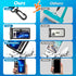 XL Large Waterproof Cell Phone Pouch 2-Pack: Underwater Clear Phone Holder Protector - Universal Water Proof Dry Bag Case with Neck Lanyard for iP...